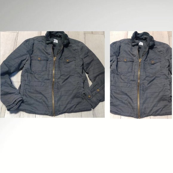 Billy Reid Other - Mens Billy Reid Gray Quilted Jacket Coat Sz M